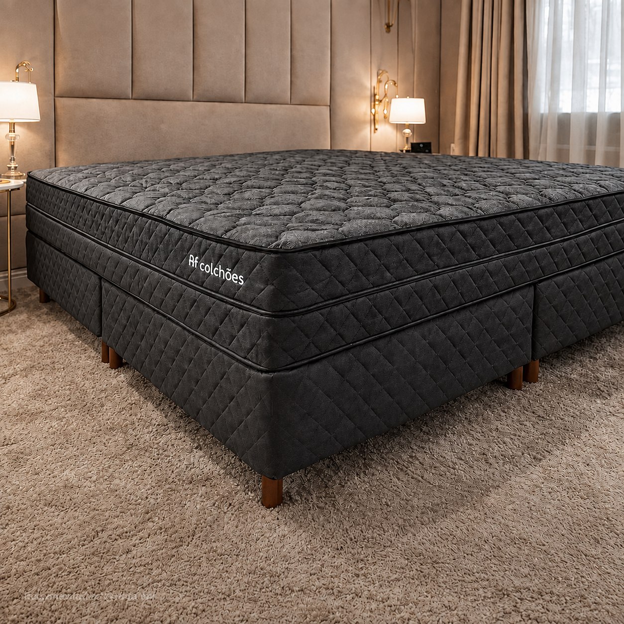 Colchão Casal Ortopédico Espuma D45 Extra Firme 138x188x17cm