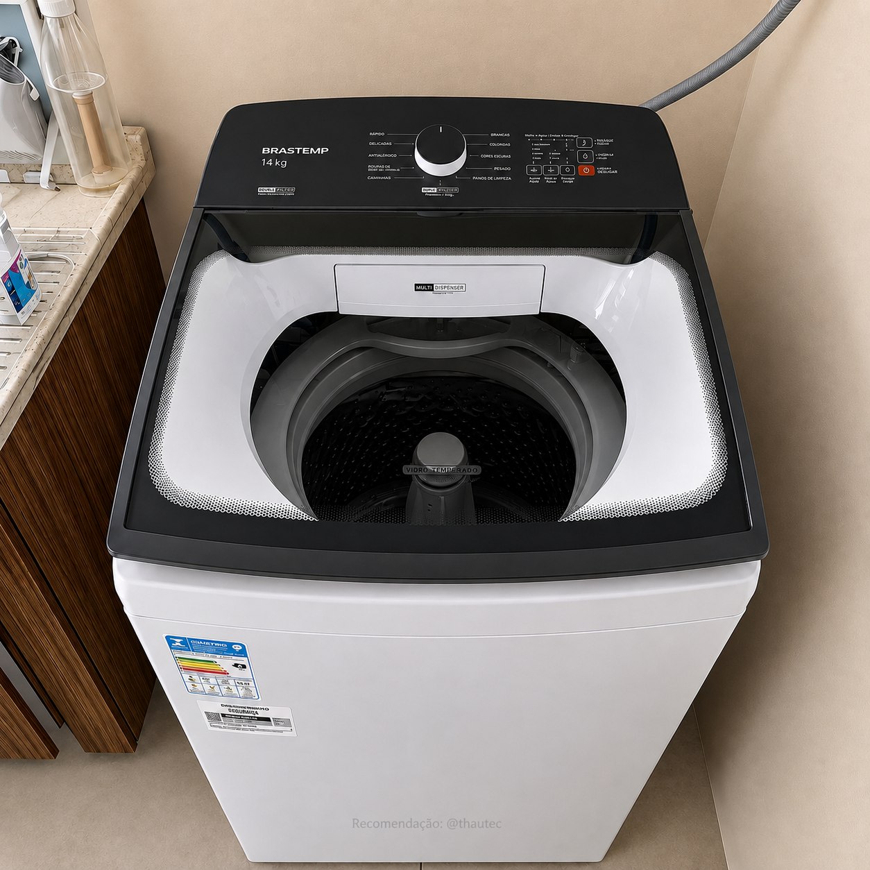 Máquina de Lavar 14kg Brastemp Smart Sensor Lavagem Rápida 110v