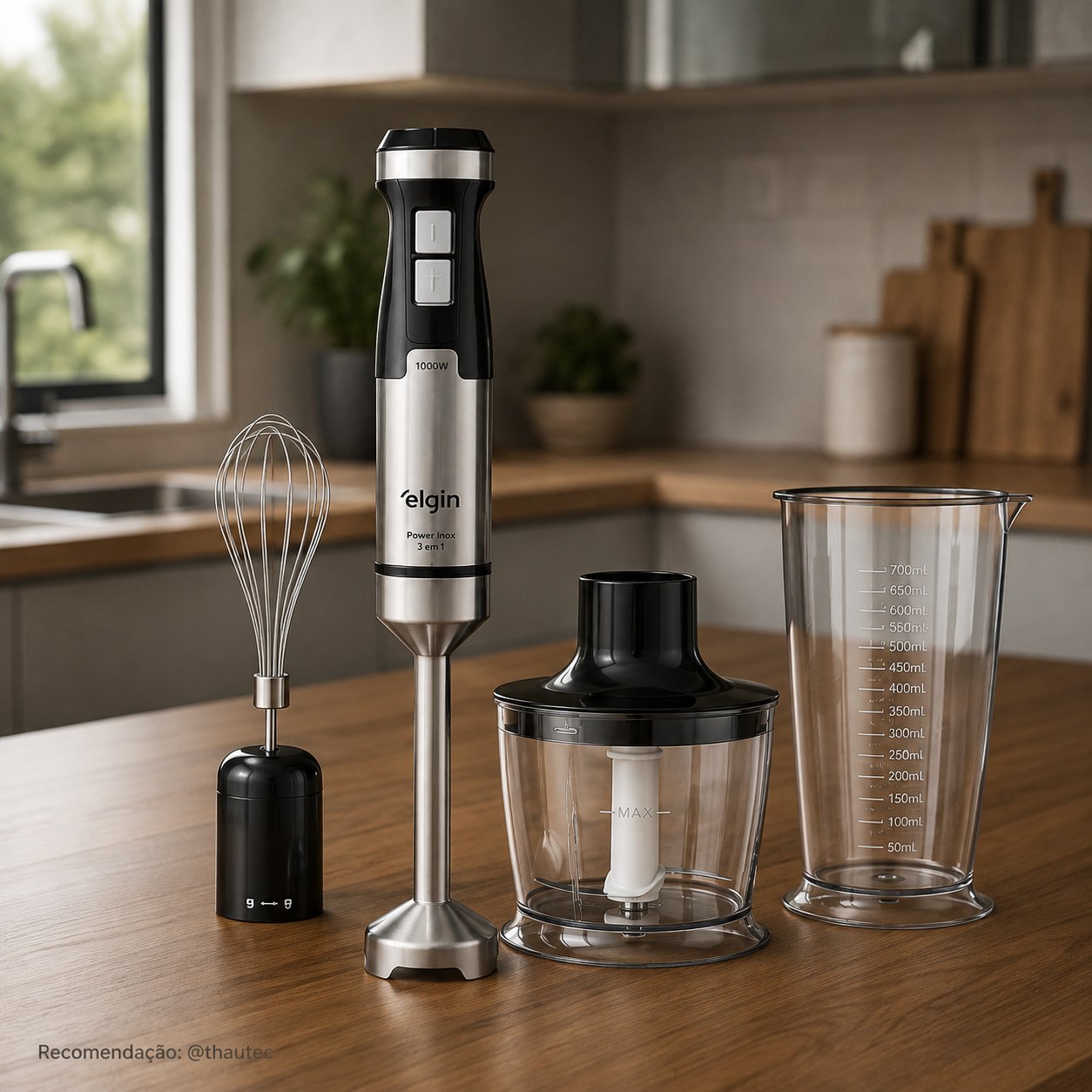 Mixer Power Inox 3 em 1 Elgin 1000W