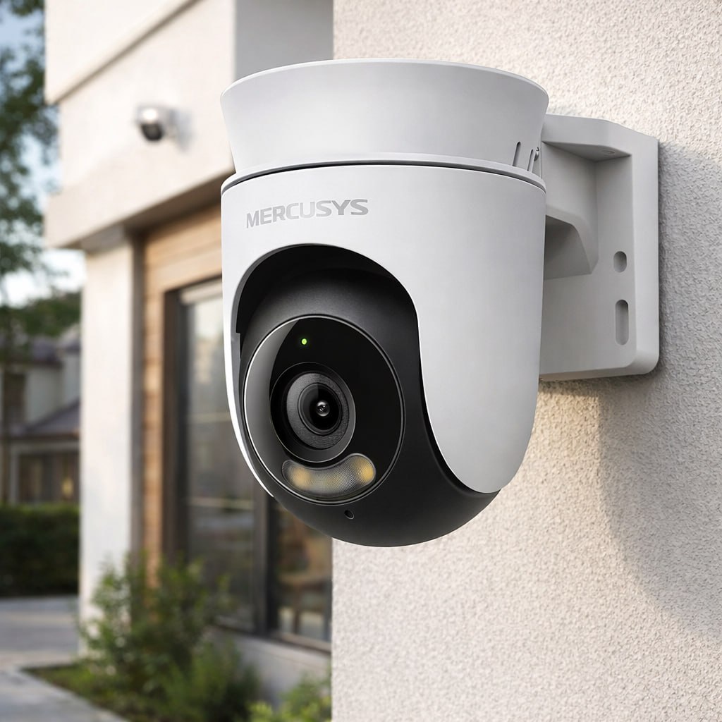 Mercusys MC510 Câmera Segurança Wifi 2K 360° Externo TP-Link