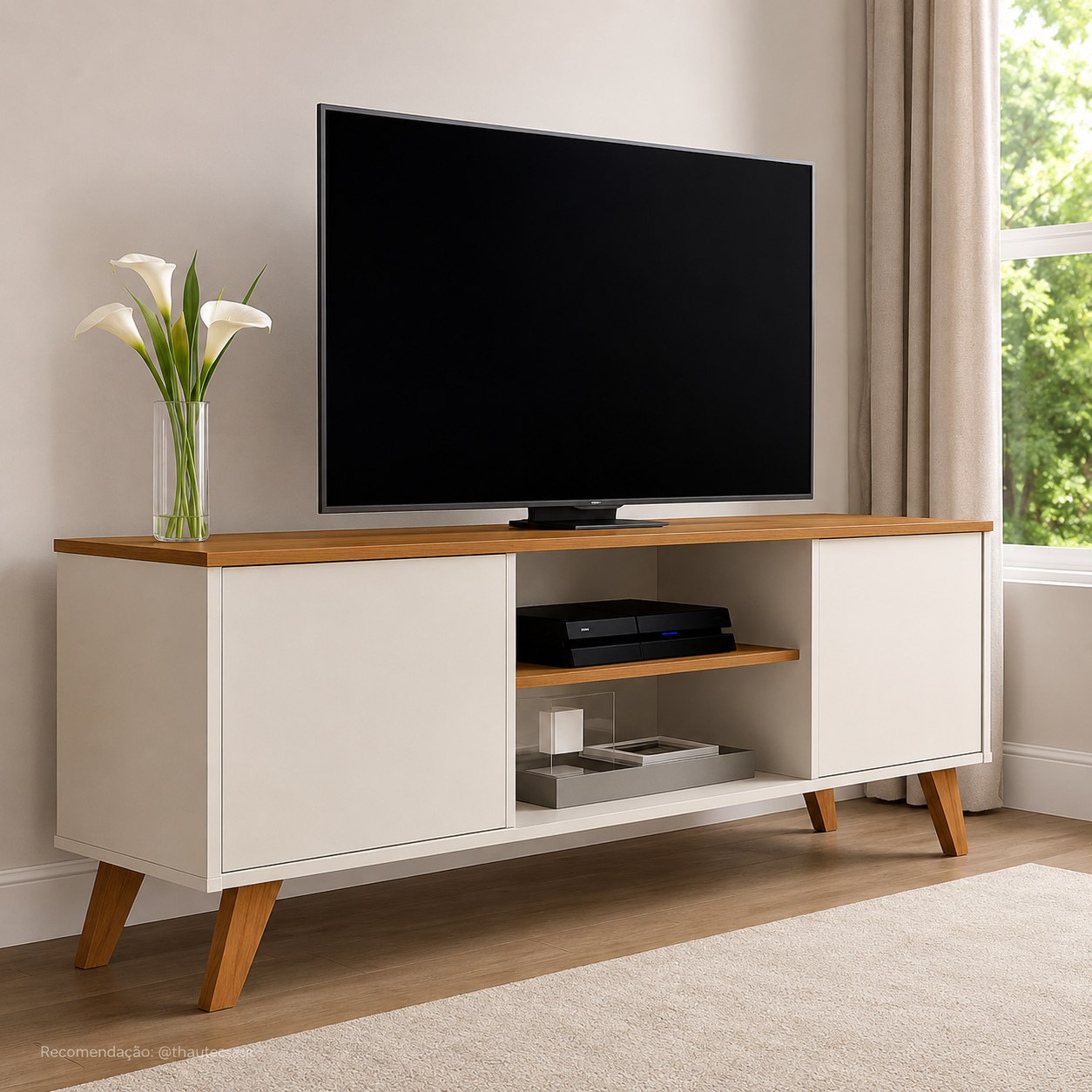 Rack Sala Estante TV 58" Helena Home