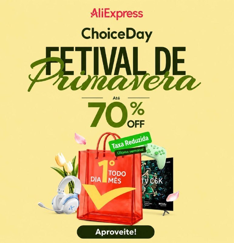 Cupons Desconto AliExpress - BRFS1 até BRFS7