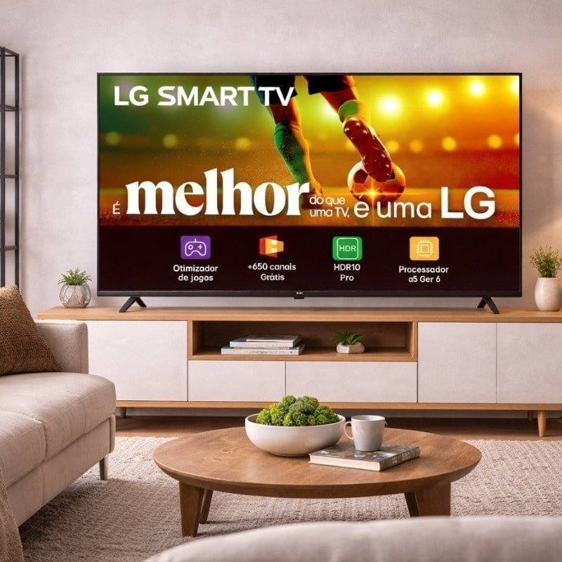 Smart TV LG 43" Full HD com Processador A5 e Alexa