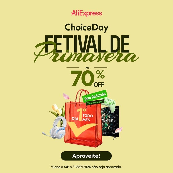Cupons Desconto AliExpress - Até R$ 450 OFF
