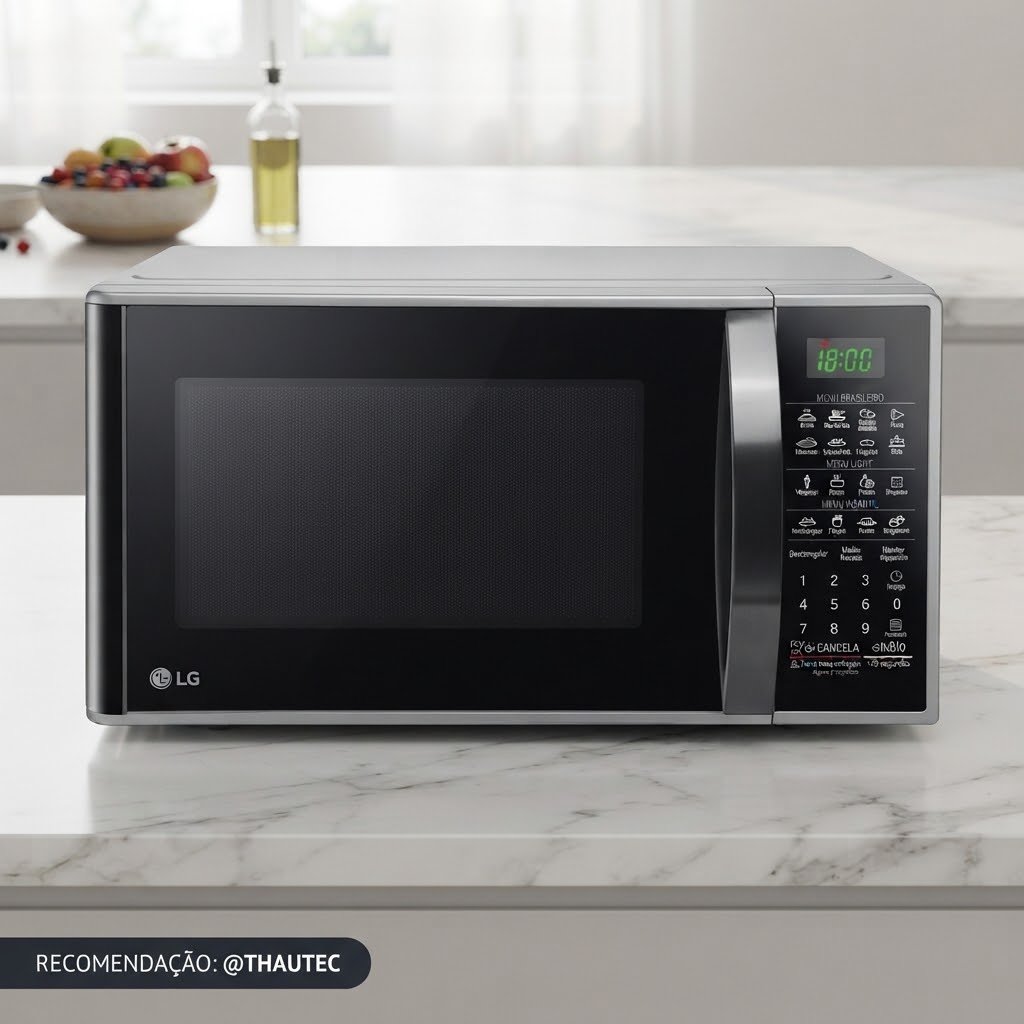 Micro-ondas LG 30L Branco Limpa Fácil