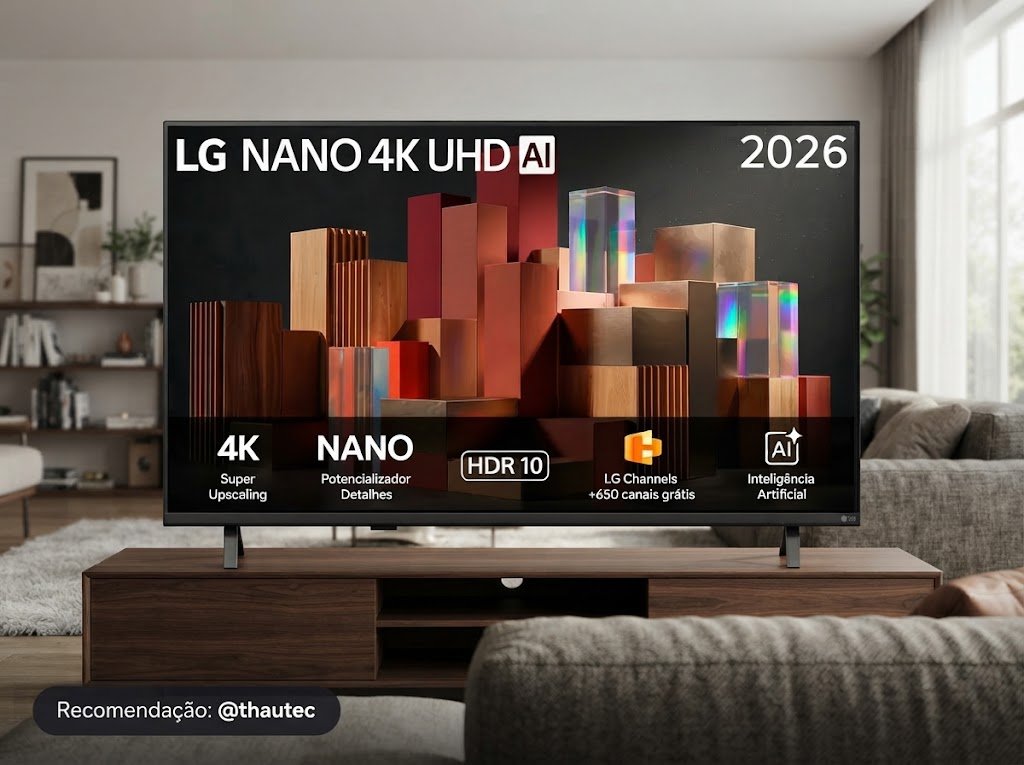 Smart TV 75" LG 4K Nano UN85C Lançamento 2026