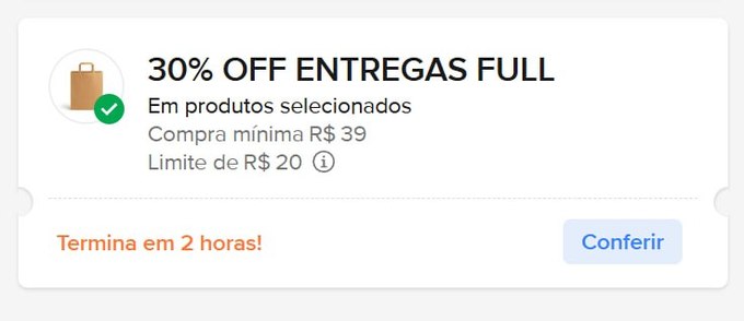 Cupons Mercado Livre - 30% OFF e 15% OFF