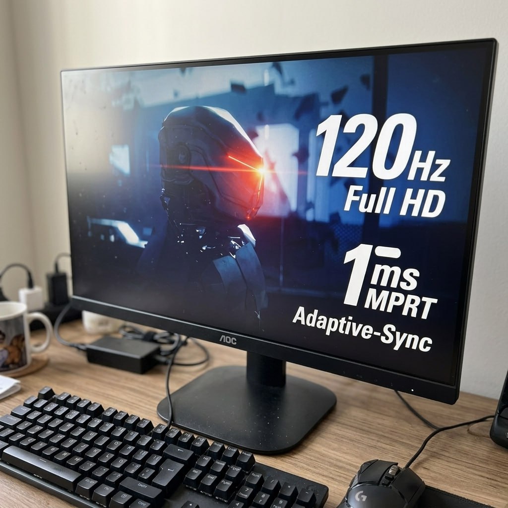 Monitor AOC 27" Gaming Full HD IPS 120Hz 1ms