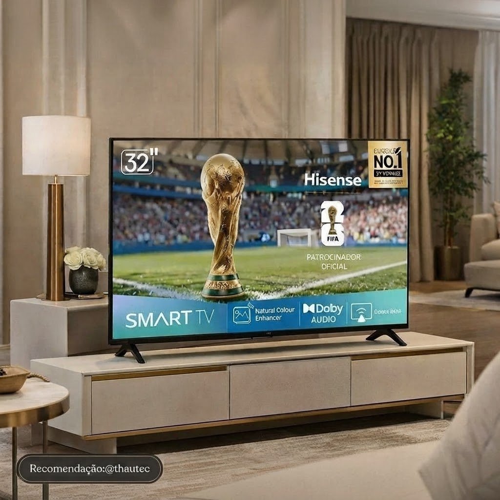 Smart TV Hisense HD 32" 32A4NV com HDR10
