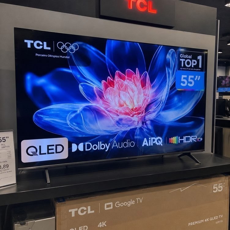 Smart TV TCL 55" QLED 4K WiFi T6C