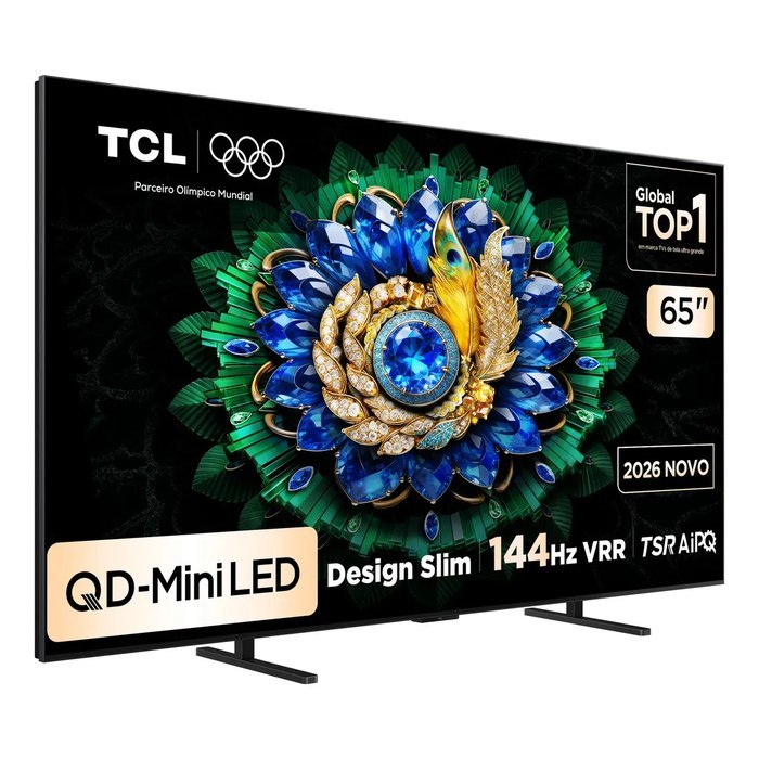 Smart TV 65" TCL A400M QD-Mini LED 4K 120Hz