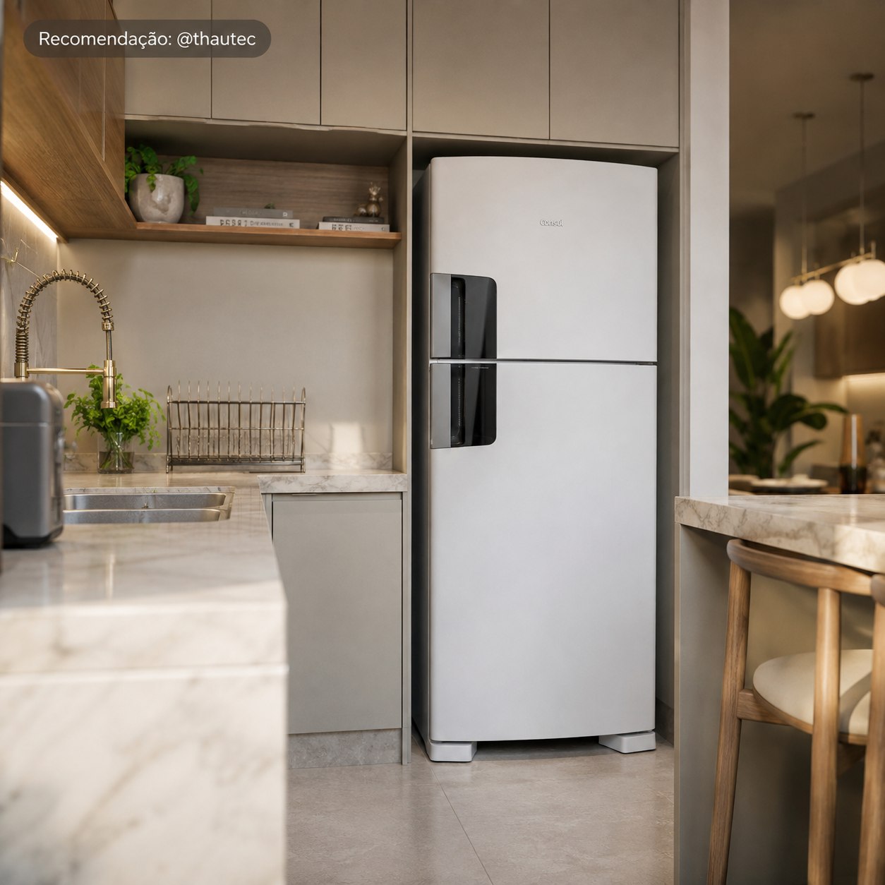 Geladeira Consul Frost Free 412 Litros Duplex Branca 220v