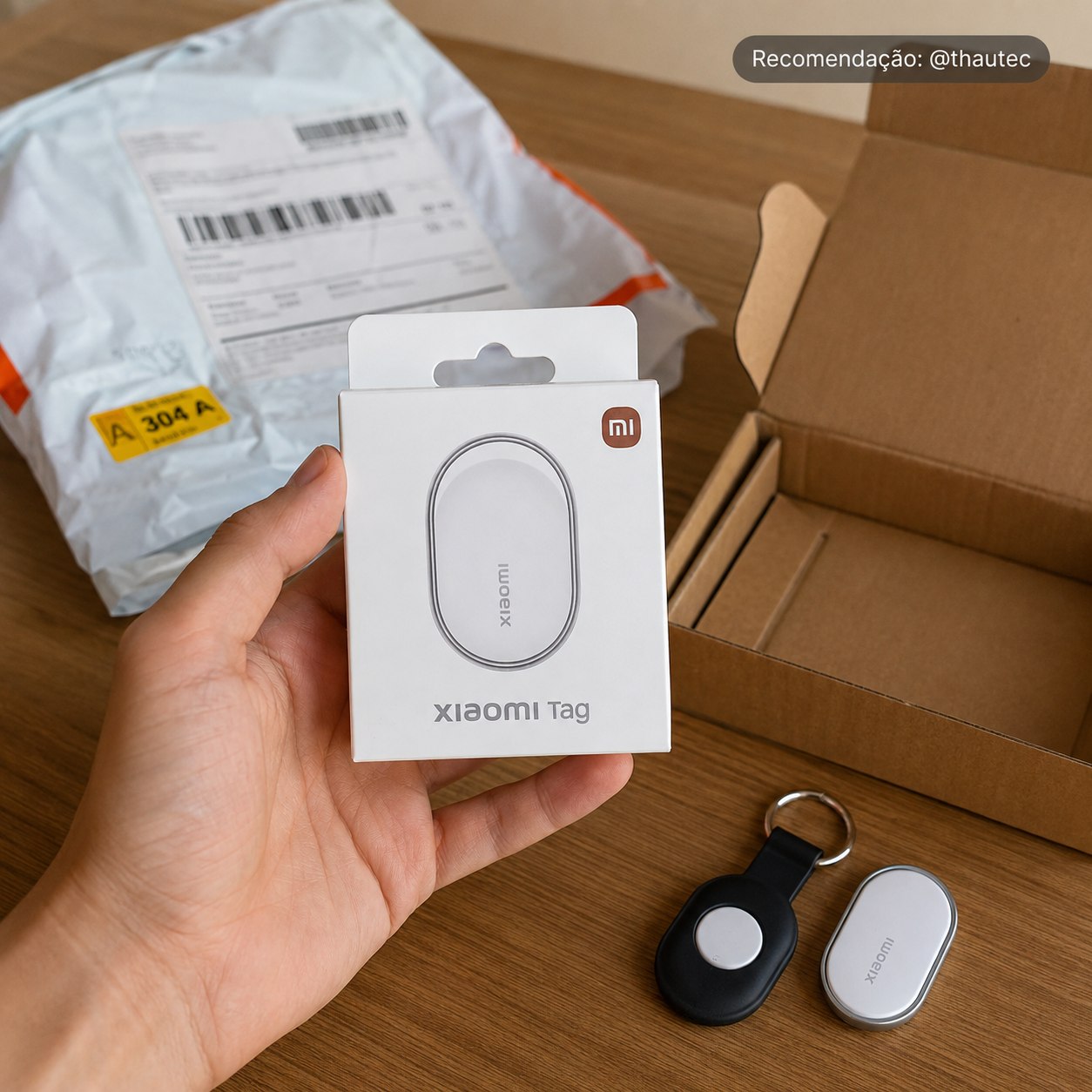 Rastreador Xiaomi Tag Localizador Google e Apple Find