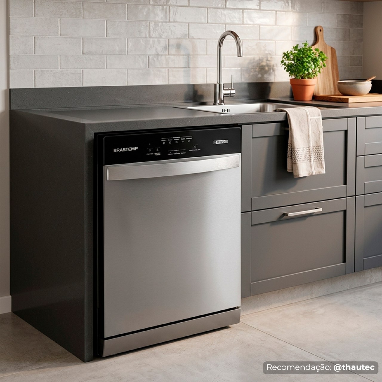 Lava-Louças Brastemp 8 Serviços Inox 110v BLF08BS