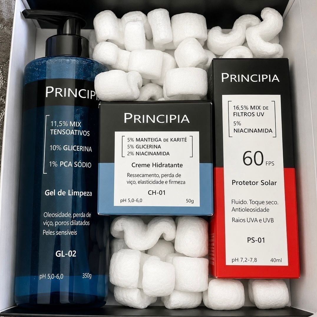 Kit Principia Todo Tipo de Pele GL-02 + GH-01 + PS-01