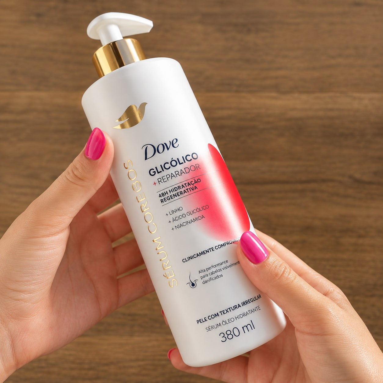 Dove Hidratante Sérum Corporal Glicólico + Reparador de Textura 380ml