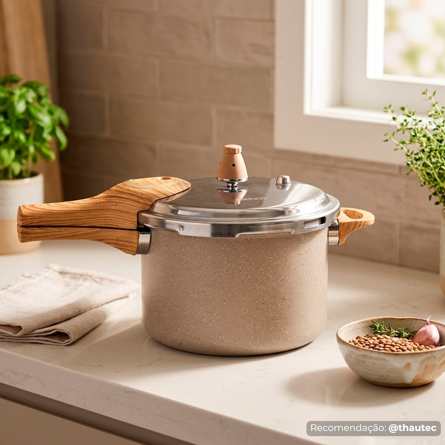 Panela de Pressão Ceramic Life Pressure 4,2L Brinox