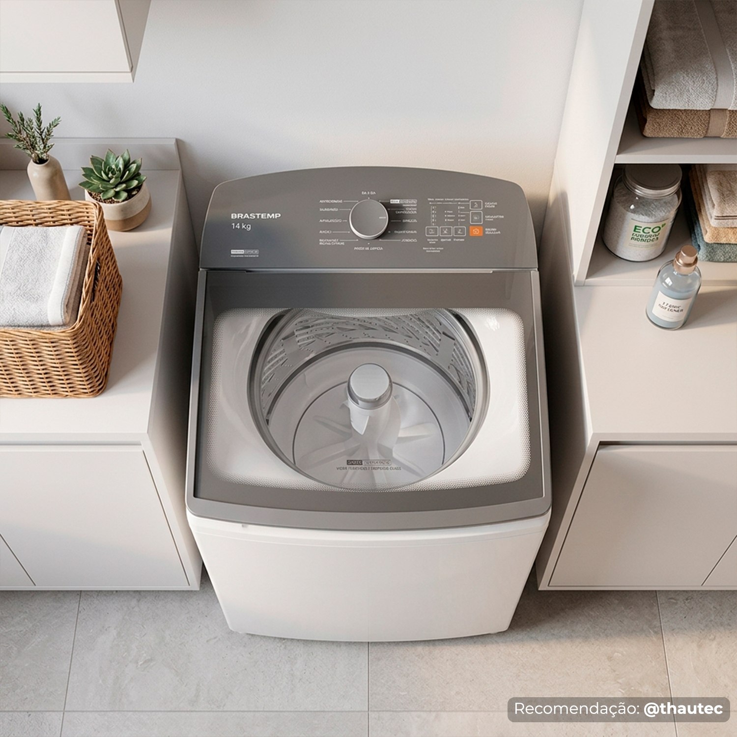 Máquina de Lavar 14kg Brastemp Smart Sensor 110v