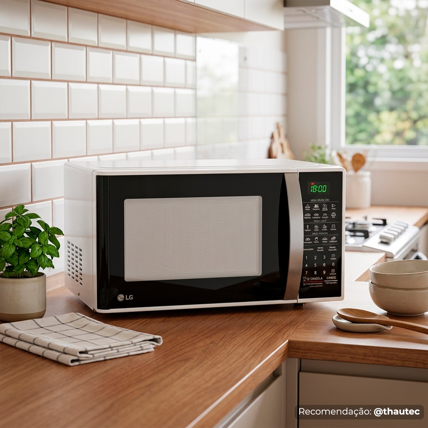 Micro-ondas LG Solo 30L 800w 110v MS3091BC