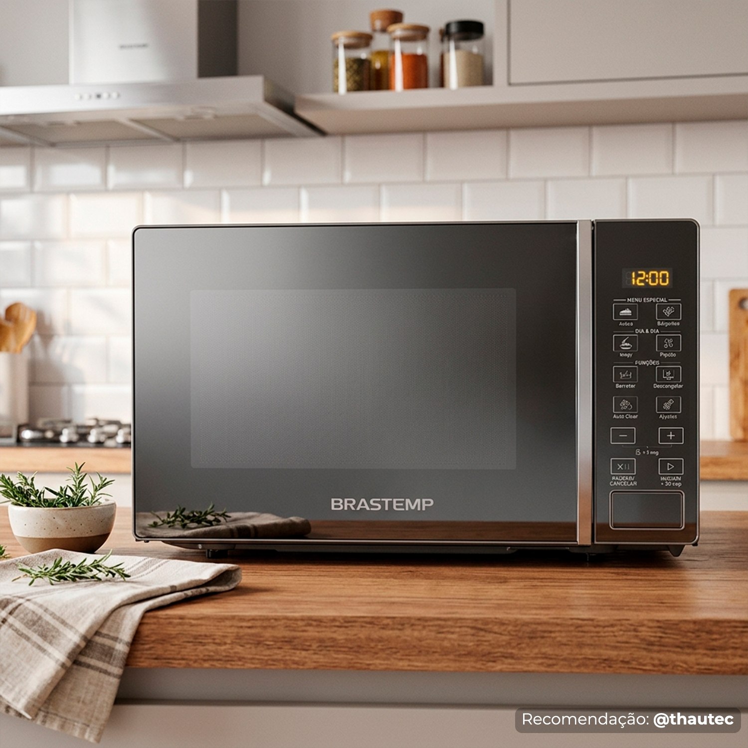 Micro-ondas Brastemp 20L Inox Espelhado 110v BMS20AR