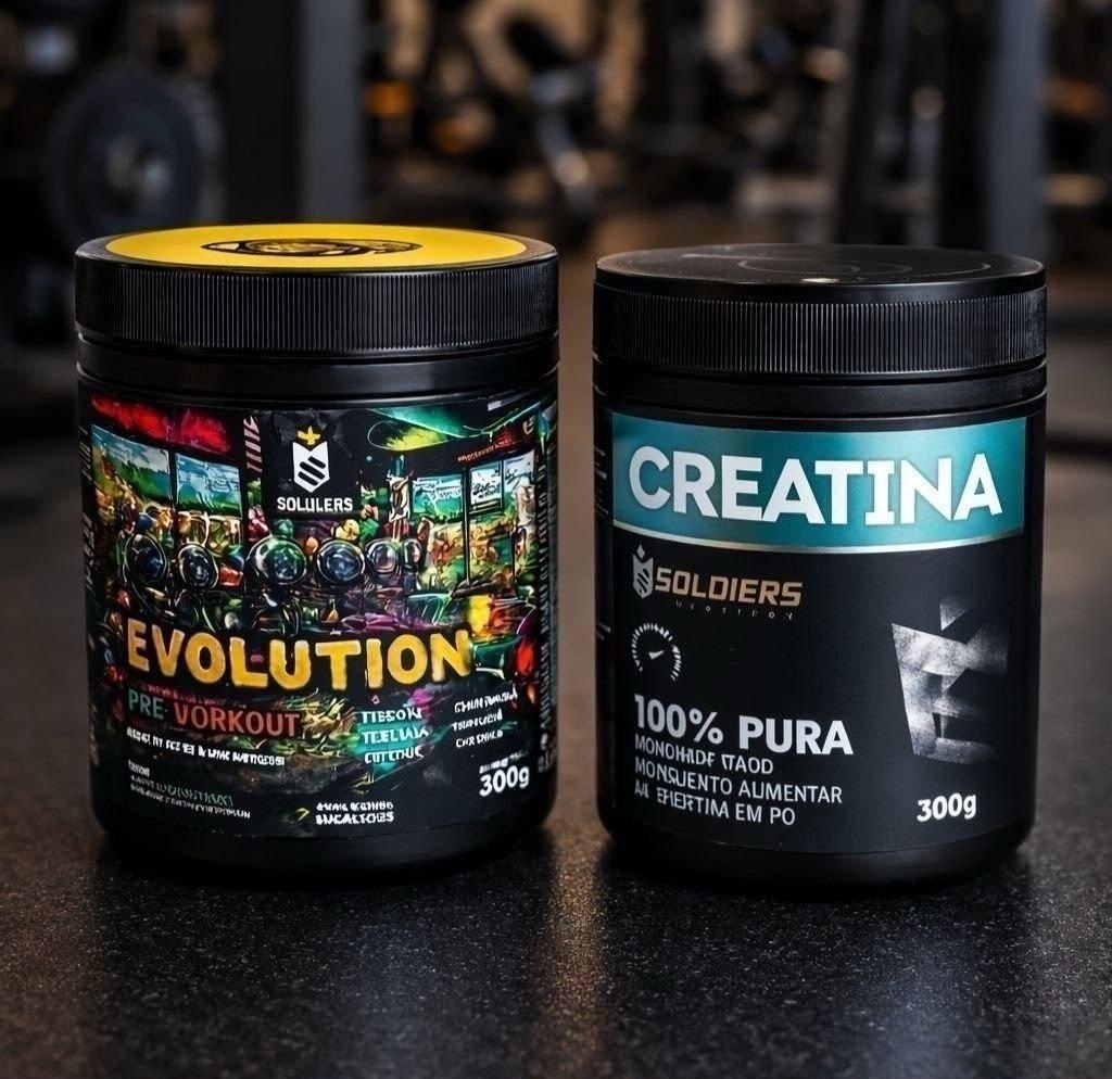 Kit Soldiers Nutrition Creatina + Pré Treino 300g