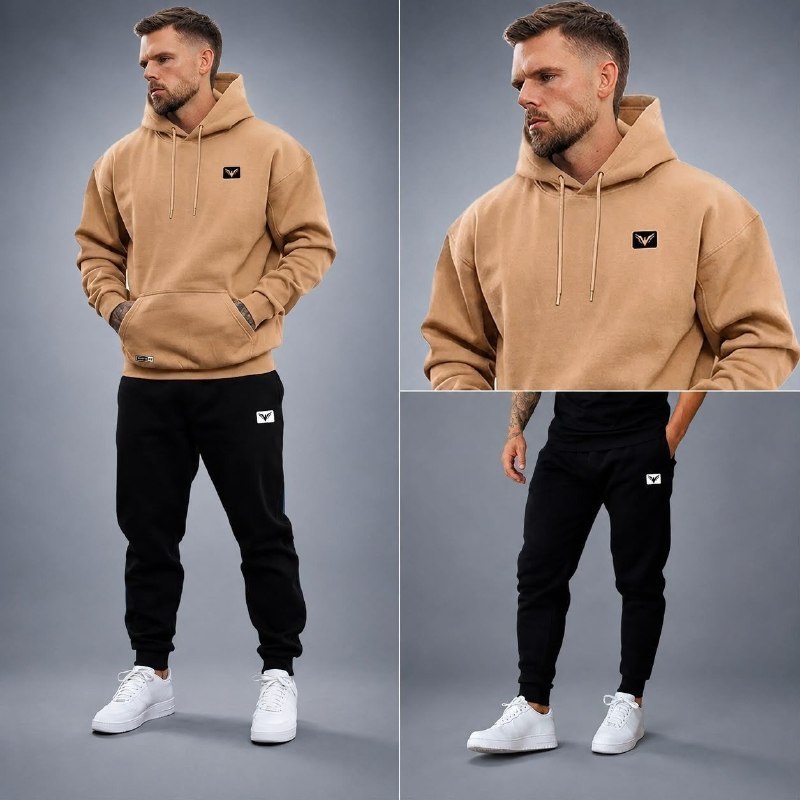 Conjunto Moletom Polo Masculino - Blusa + Calça