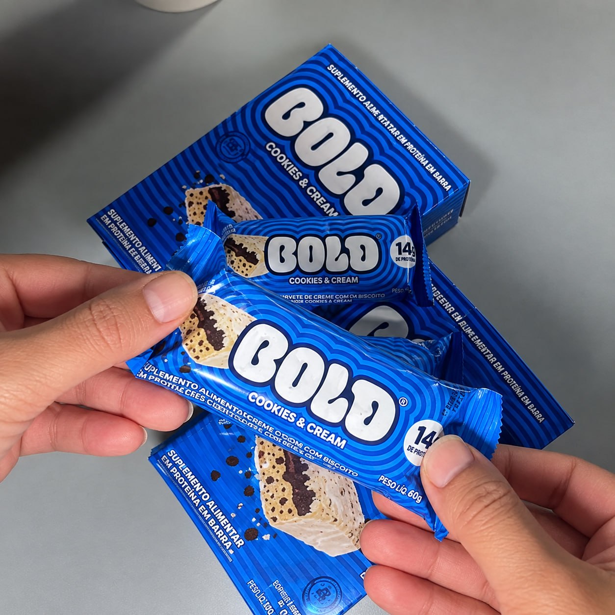 BOLD Cookies & Cream 14g Kit com 4 Unidades