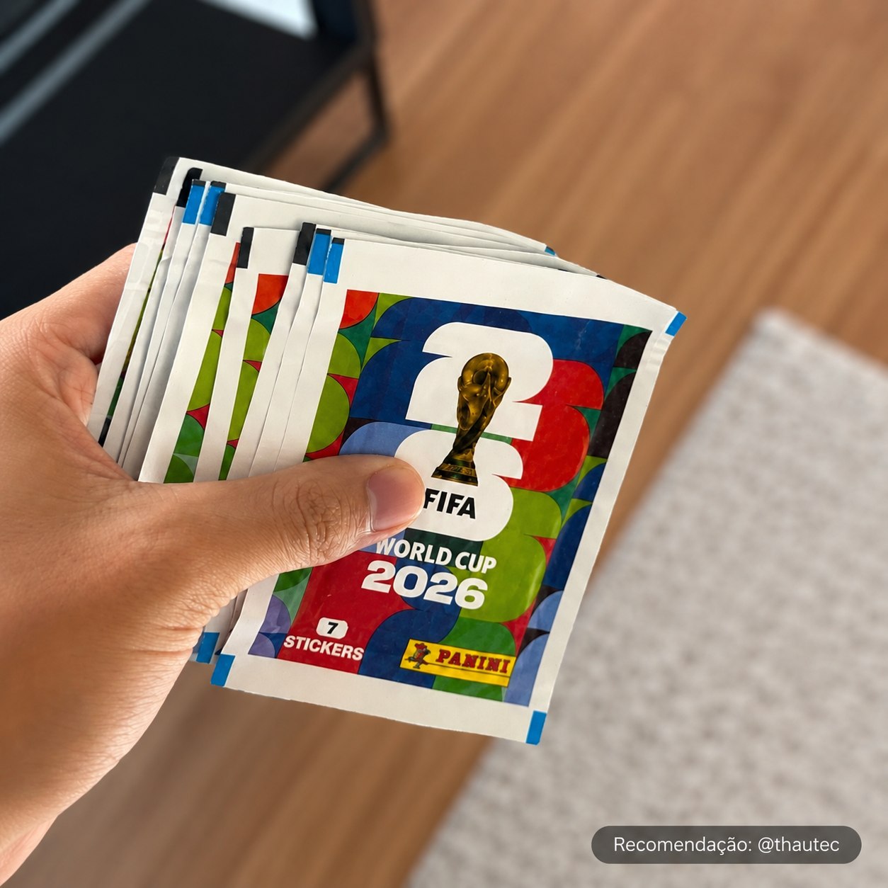 Kit 70 Figurinhas Álbum Copa do Mundo 2026 (10 Envelopes)