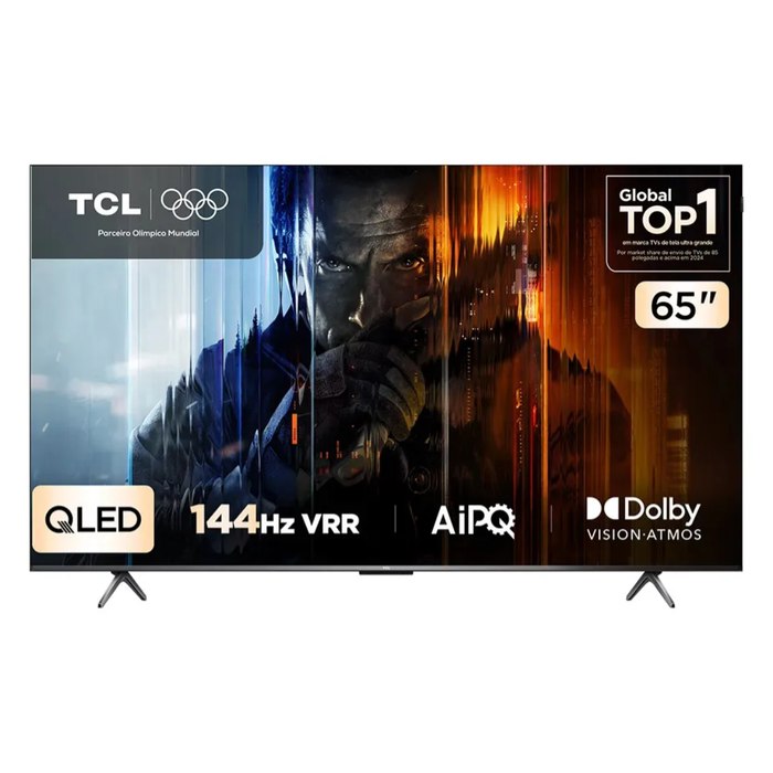 Smart TV 65" TCL QLED 4K 120Hz P8K