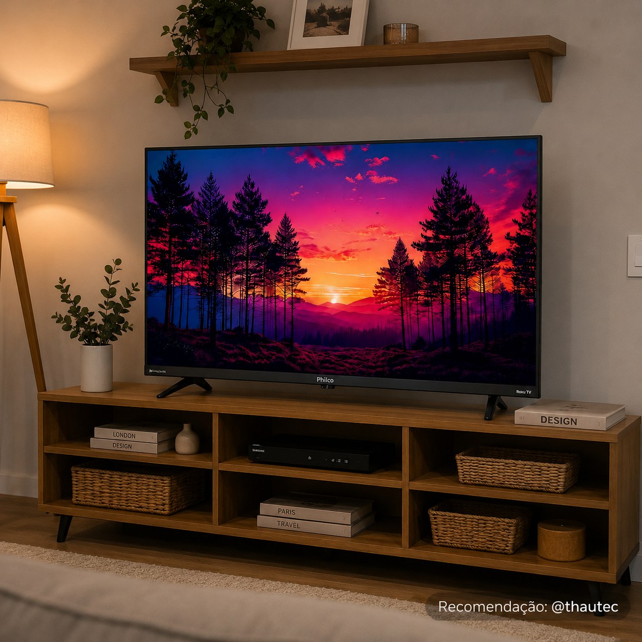 Smart TV 43" Philco Roku TV HDR10 Dolby Áudio P43CRA