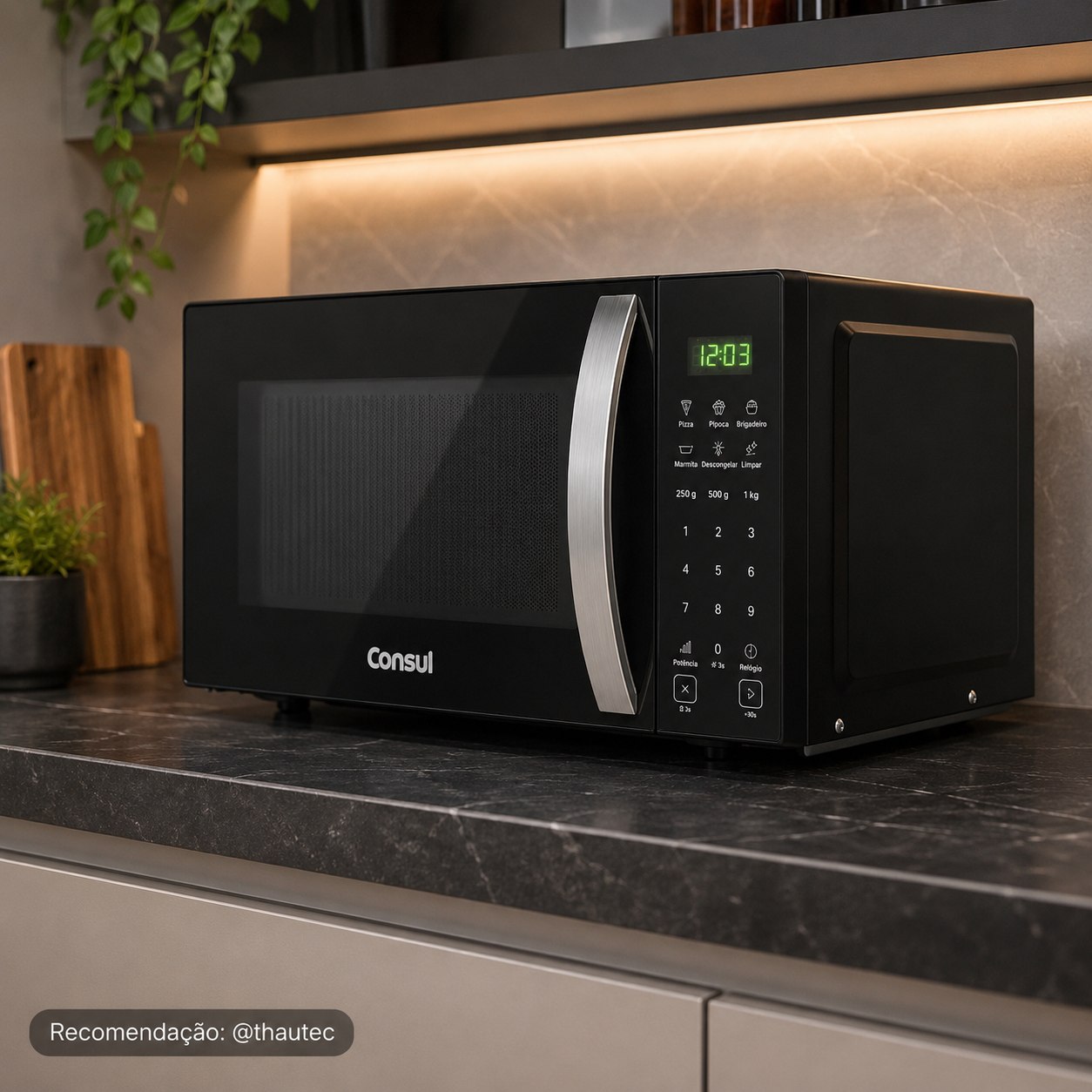 Micro-ondas Consul 23L Preto CMS23AE