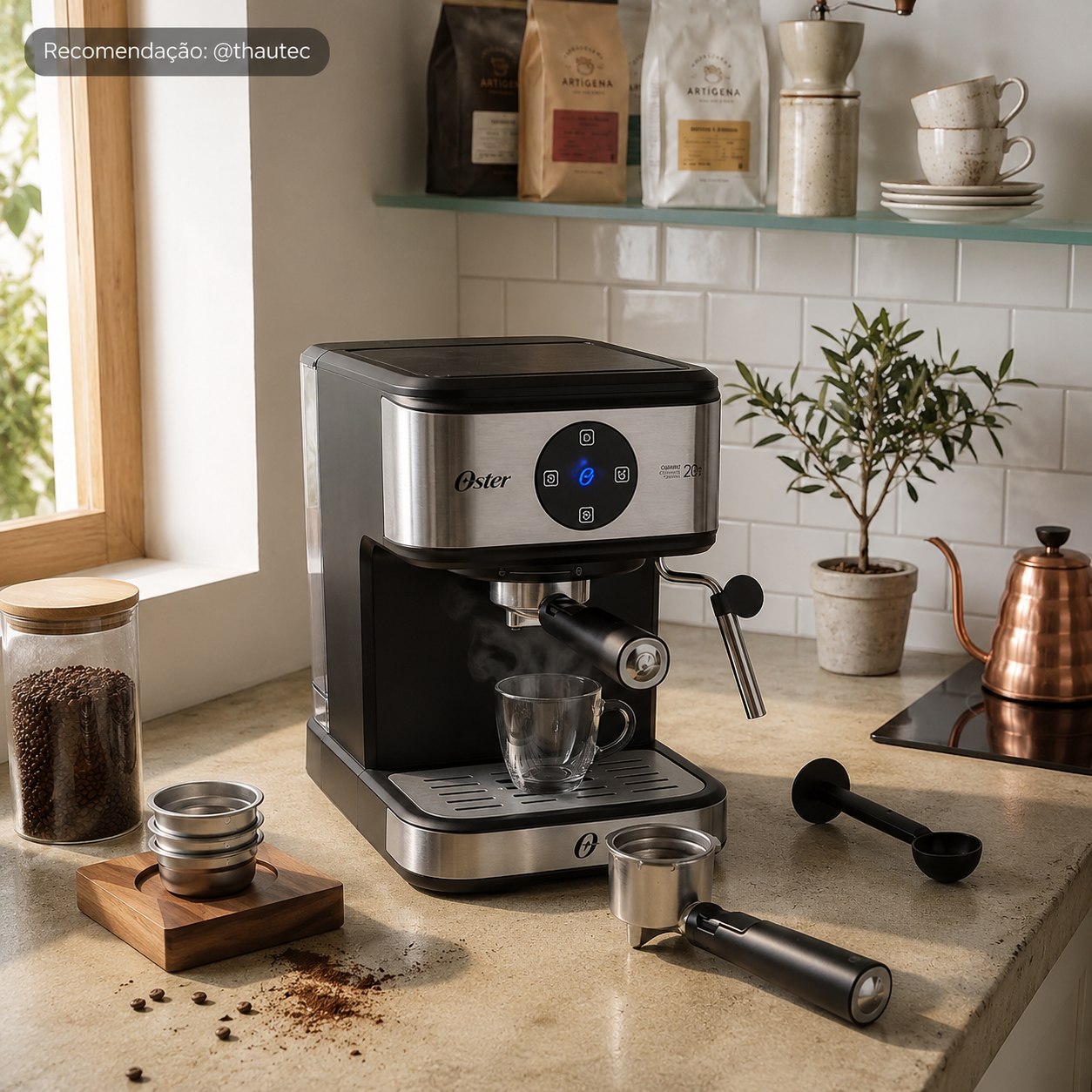 Cafeteira Espresso Double Digital Oster 110v OCAF900