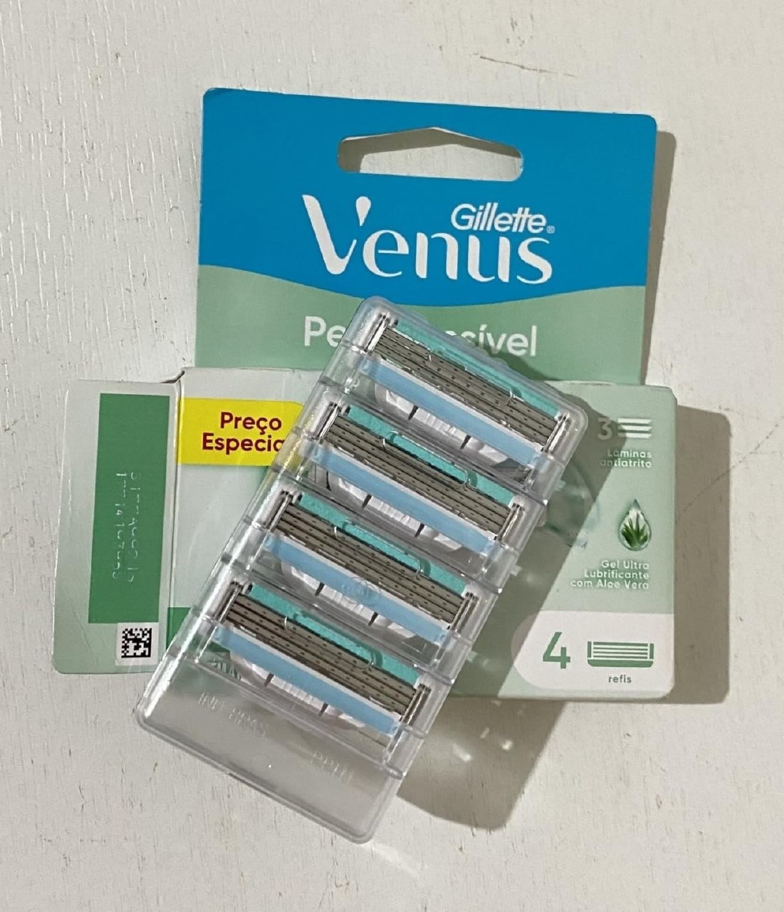 Carga Gillette Venus Pele Sensível - 4 Unidades